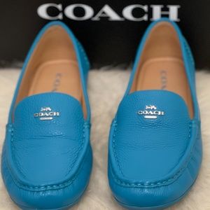 Coach Marley Leather Size: 8.5 Bright Marine; Color: Bright Marine
